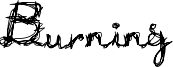 Burning Font