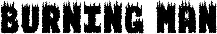 Burning Man Font