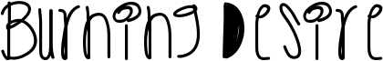 Burning Desire Font