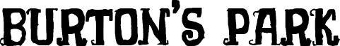 Burton's Park Font
