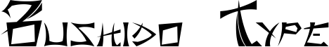 Bushido Type Font