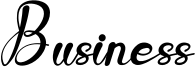 Business Font