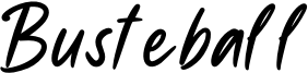 Busteball Font