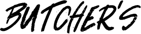 Butcher's Font