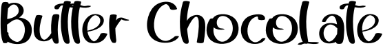 Butter Chocolate Font