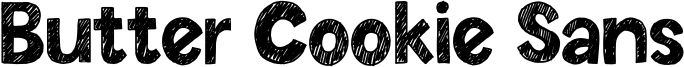 Butter Cookie Sans Font