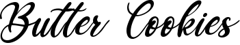 Butter Cookies Font