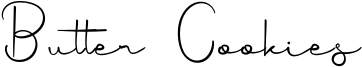 Butter Cookies Font