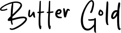 Butter Gold Font