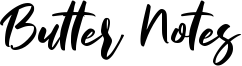 Butter Notes Font