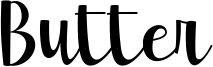 Butter Font