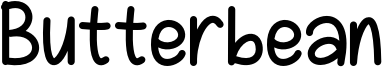 Butterbean Font