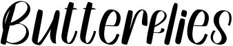 Butterflies Font