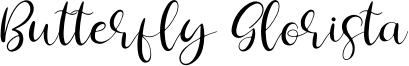 Butterfly Glorista Font