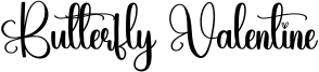 Butterfly Valentine Font