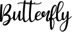 Butterfly Font