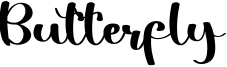 Butterfly Font