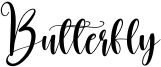 Butterfly Font