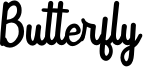 Butterfly Font