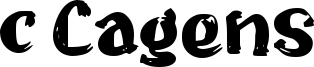 c Cagens Font