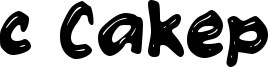 c Cakep Font