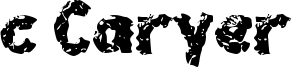 c Caryer Font