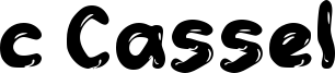 c Cassel Font