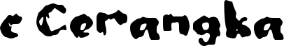 c Cerangka Font