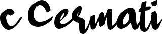 c Cermati Font