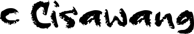 c Cisawang Font