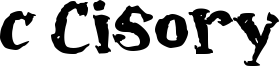 c Cisory Font