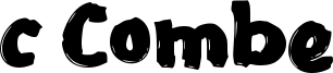 c Combe Font
