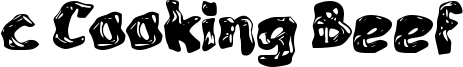 c Cooking Beef Font
