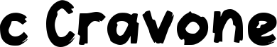 c Cravone Font
