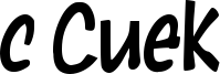 c Cuek Font