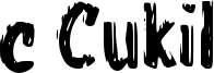 c Cukil Font