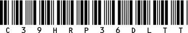 c39hrp36dltt Font