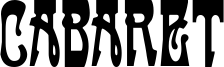 Cabaret Font