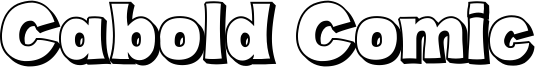 Cabold Comic Outline demo.otf