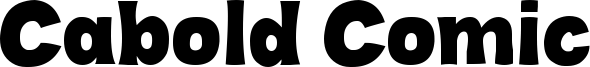 Cabold Comic Font