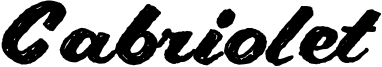 Cabriolet Font