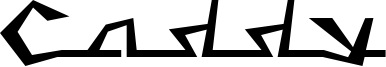 Caddy Font