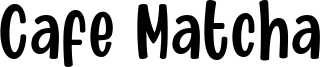 Cafe Matcha Font