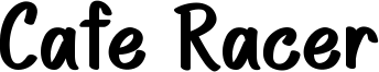 Cafe Racer Font