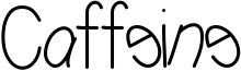 Caffeine Font