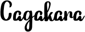 Cagakara Font