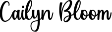 Cailyn Bloom Font