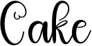 Cake Font