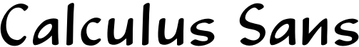 Calculus Sans Font