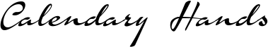 Calendary Hands Font